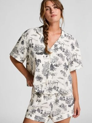 Hunkemöller Tkane szorty Biały