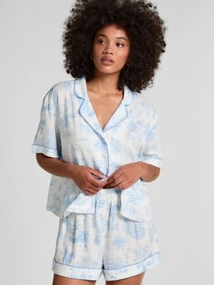 Hunkemöller Tkane szorty Niebieski