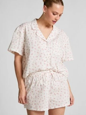 Hunkemöller Tkane szorty od piżamy Biały