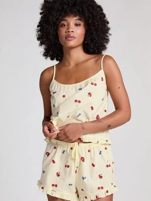 Hunkemöller Tkane szorty Żółty