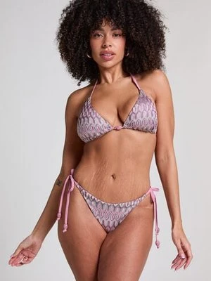 Hunkemöller Top od bikini Cali Highleg Różowy