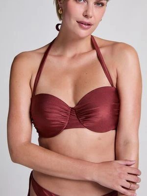 Hunkemöller Top od bikini Dune Bandeau Czerwony
