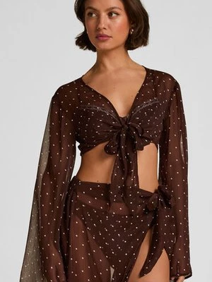 Hunkemöller Top Plażowy Algarve Brązowy