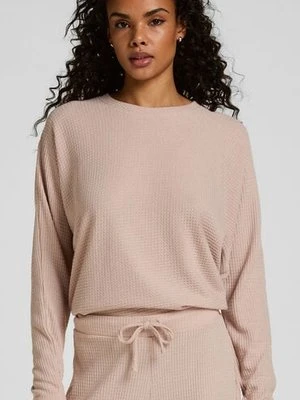 Hunkemöller Top Waffle Everly Beżowy