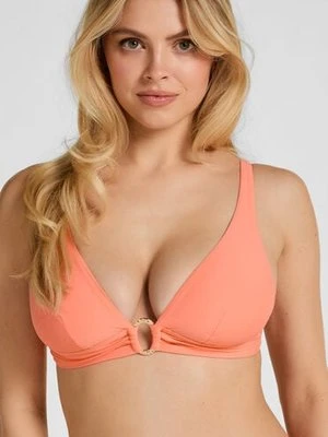 Hunkemöller Triangle Bikini Top Luxe Pomarańczowy