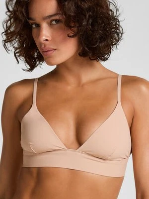 Hunkemöller Trójkąt Bralette Smooth Beżowy