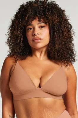 Hunkemöller Trójkąt Bralette Smooth Brązowy