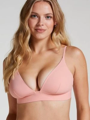 Hunkemöller Trójkąt Bralette Smooth Różowy