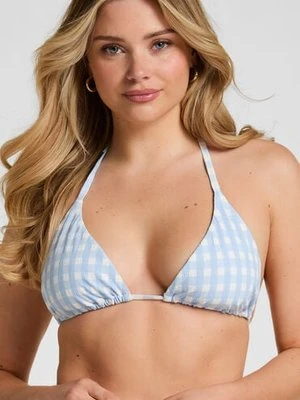 Hunkemöller Trójkątna góra od bikini Amalfi Niebieski