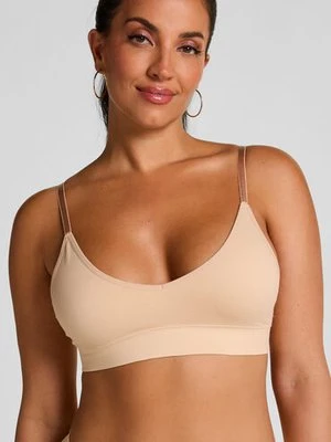 Hunkemöller Trójkątny biustonosz bralette Dide Beżowy
