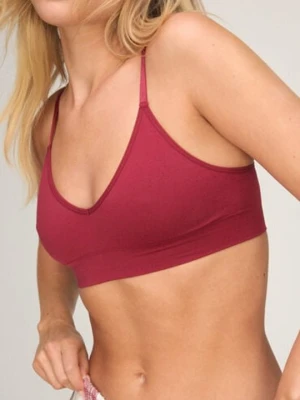 Hunkemöller Trójkątny biustonosz bralette Dide Czerwony