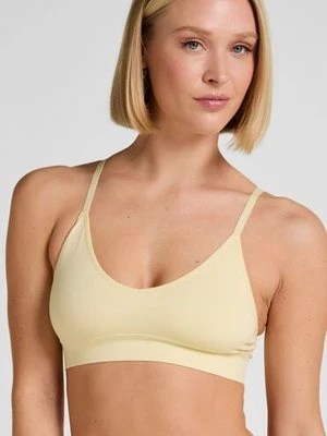 Hunkemöller Trójkątny biustonosz bralette Dide Żółty