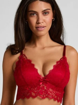 Hunkemöller Trójkątny biustonosz bralette Marianna Czerwony