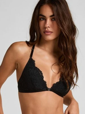 Hunkemöller Trójkątny biustonosz bralette Whitney Czarny
