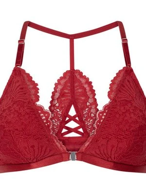 Hunkemöller Trójkątny biustonosz bralette Whitney Czerwony