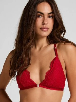 Hunkemöller Trójkątny biustonosz bralette Whitney Czerwony