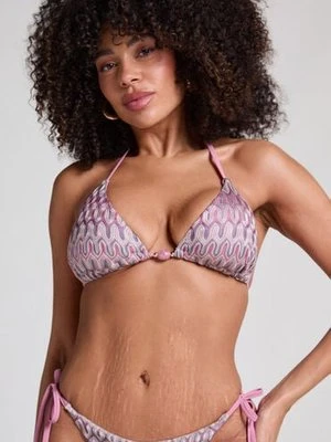 Hunkemöller Trójkątny top od bikini Cali Różowy