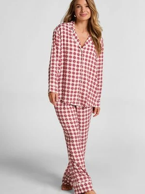 Hunkemöller Twillowy zestaw piżamowy Czerwony