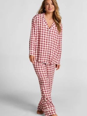 Hunkemöller Twillowy zestaw piżamowy Czerwony