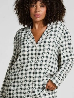 Zdjęcie produktu Hunkemöller Twillowy zestaw piżamowy Zielony