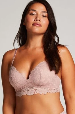 Hunkemöller Usztywniany biustonosz bez fiszbin Longline Shiloh Różowy