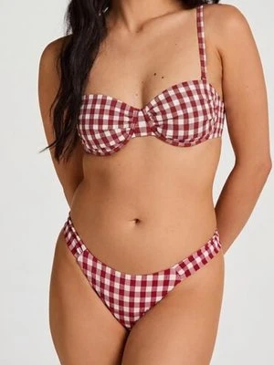 Hunkemöller Usztywniany Biustonosz Bikini z Fiszbinami Amalfi Czerwony