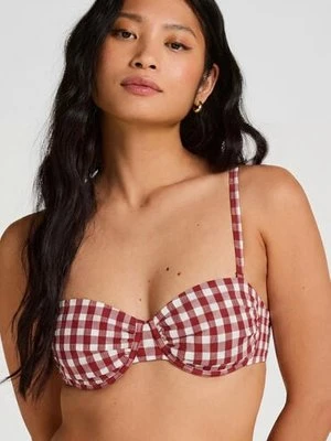Hunkemöller Usztywniany Biustonosz Bikini z Fiszbinami Amalfi Czerwony