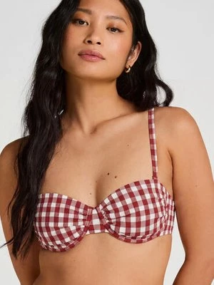 Hunkemöller Usztywniany Biustonosz Bikini z Fiszbinami Amalfi Czerwony