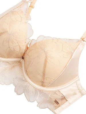 Hunkemöller Usztywniany biustonosz push-up z fiszbinami Emilia Żółty