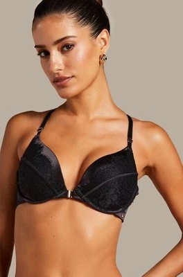 Hunkemöller Usztywniany długoszczelny push-up z fiszbinami Chalice Czarny