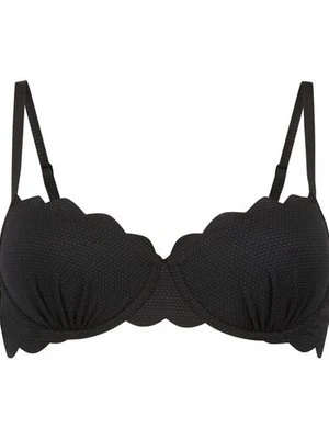 Zdjęcie produktu Hunkemöller Usztywniany top bikini z fiszbinami Scallop Czarny