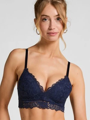 Hunkemöller Usztywniony biustonosz bez fiszbin Andrea Niebieski