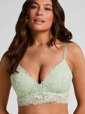 Hunkemöller Usztywniony biustonosz bez fiszbin Andrea Zielony