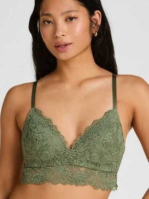 Hunkemöller Usztywniony biustonosz bez fiszbin Andrea Zielony