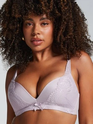 Hunkemöller Usztywniony biustonosz bez fiszbinów Lycke Fioletowy