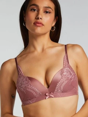 Hunkemöller Usztywniony biustonosz bez fiszbinów Lycke Różowy