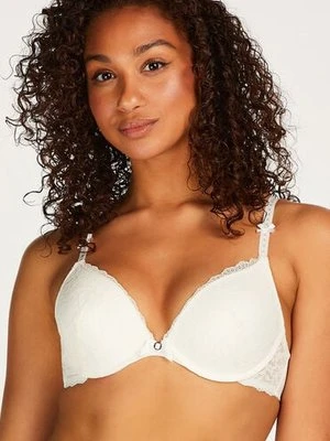 Hunkemöller Usztywniony biustonosz push-up z fiszbinami Maya Biały