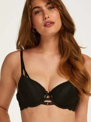 Hunkemöller Usztywniony biustonosz z fiszbinami Mahina Czarny