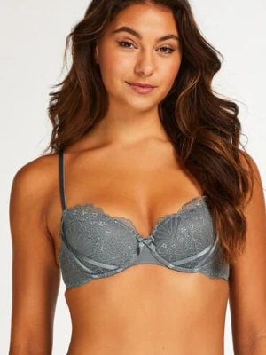 Hunkemöller Usztywniony biustonosz z fiszbinami Naomi Niebieski