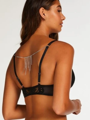 Hunkemöller Usztywniony biustonosz z fiszbinami Samantha Czarny