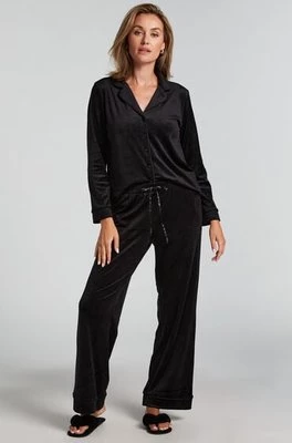 Hunkemöller Velvet pyjama pants Czarny