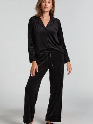 Hunkemöller Velvet pyjama pants Czarny