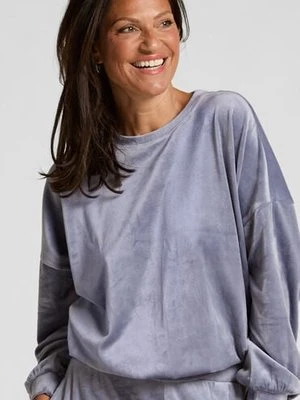 Hunkemöller Welurowy top Niebieski