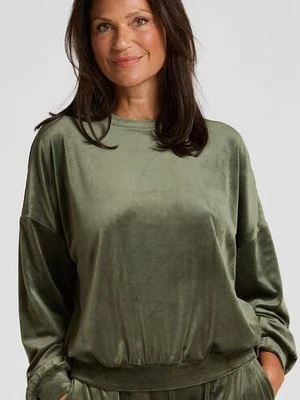 Hunkemöller Welurowy top Zielony