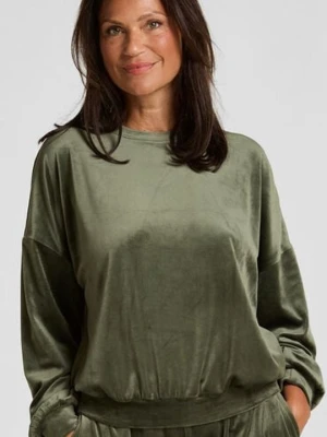 Hunkemöller Welurowy top Zielony