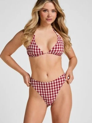 Hunkemöller Wysokie Majtki Bikini Highleg Amalfi Czerwony