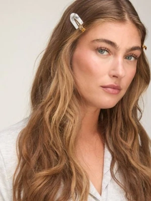 Hunkemöller Zestaw 4 Par Spinek do Włosów Biały