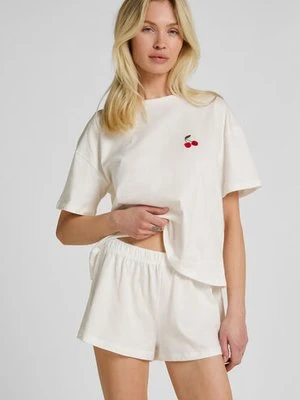 Hunkemöller Zestaw piżamowy z bawełny Biały