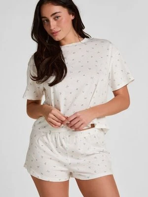 Hunkemöller Zestaw piżamowy z bawełny Biały
