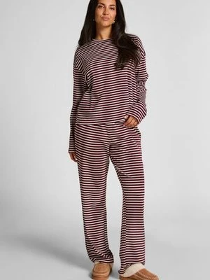 Hunkemöller Zestaw piżamowy z bawełny dżersejowej Czerwony